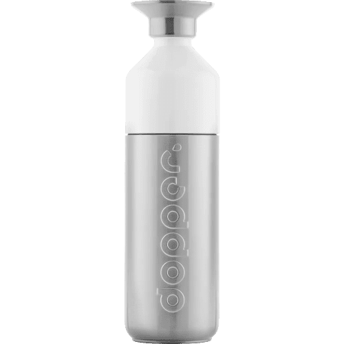 Promotional Dopper 800ml Stainless Steel Bottle in Silver/White from Total Merchandise