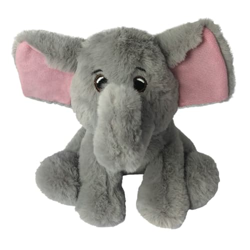 Custom Branded 5" Elephant Soft Toy in Grey Ready for Printing with Your Logo by Total Merchandise