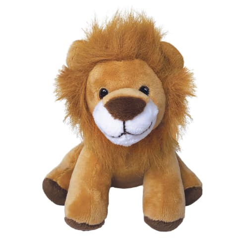 Custom Branded 5" Lion Soft Toy in Brown Ready for Printing with Your Logo by Total Merchandise