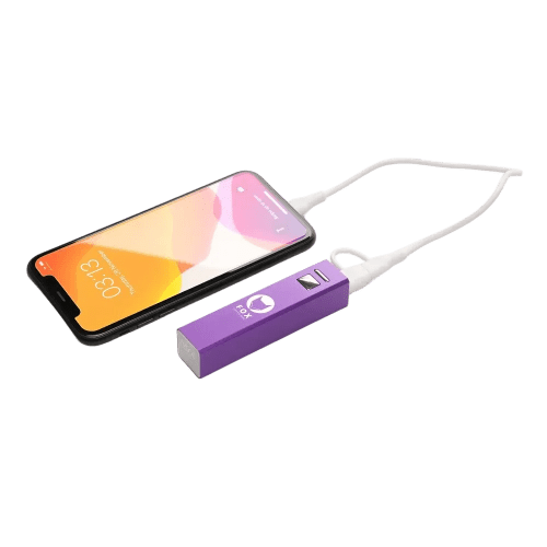 An image of the USB-C 2200mAh Power Bank charging a phone