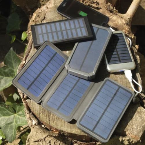 Lifestyle image of Stellar 8000mAh Solar Powerbank
