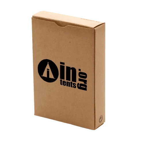 Logo Printed Kraft Paper Playing Cards printed with your logo from Total Merchandise