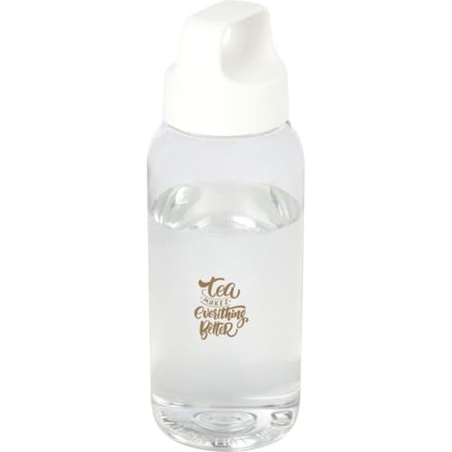 Promotional Bebo 500ml Recycled Plastic Water Bottle in White from Total Merchandise