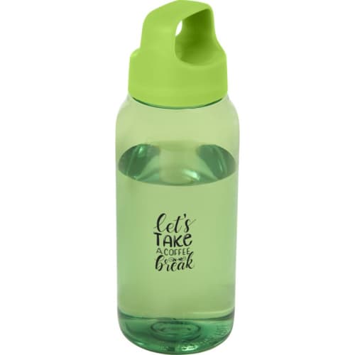 Customisable Bebo 500ml Recycled Plastic Water Bottle in Green from Total Merchandise