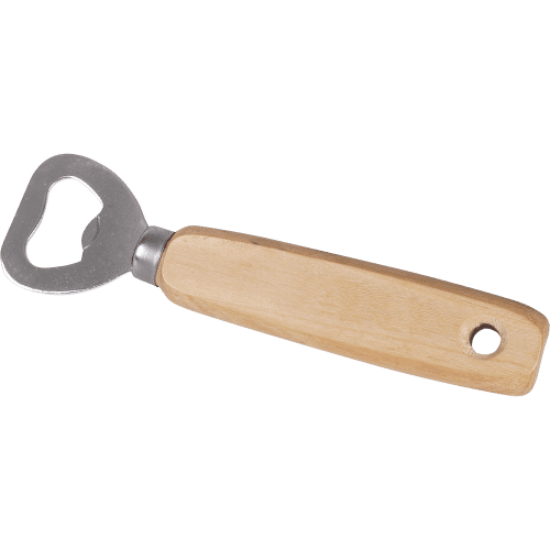 Logo Branded Wooden Bottle Openers in Brown printed with your logo from Total Merchandise