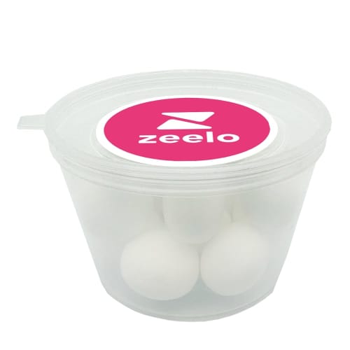 Logo Printed 40g Mint Imperials Tub printed with your logo from Total Merchandise