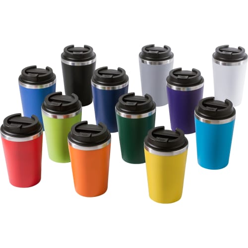 Group image of the 350ml Stainless Steel Travel Mugs from Total Merchandise