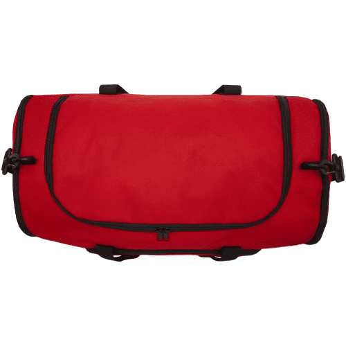 An image of the top of the Red Retrend GRS Rpet 40L Duffel Bag