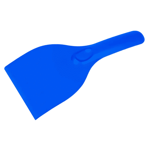 Promotional Eco Arctic Ice Scraper in Transparent Blue printed with your logo from Total Merchandise