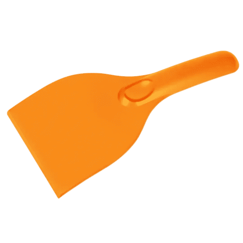 Branded Eco Arctic Ice Scraper in Transparent Orange printed with your logo from Total Merchandise