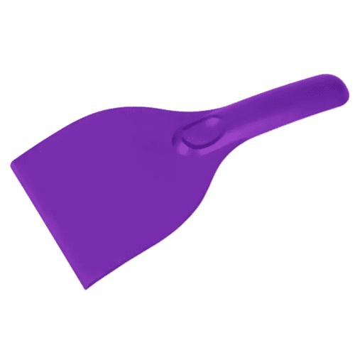 Branded Eco Arctic Ice Scraper in Transparent Purple printed with your logo from Total Merchandise