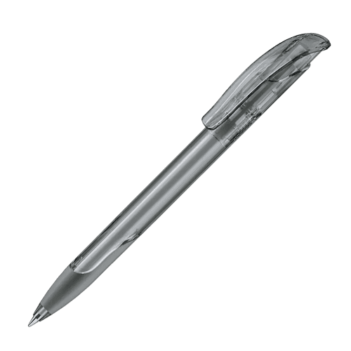 Promotional Challenger Soft Clear Pens in Cool Grey from Total Merchandise