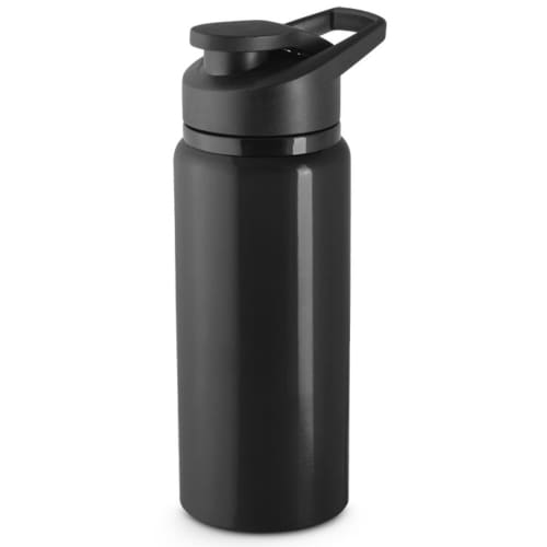 Custom Printed 500ml Shawn Eco Aluminium Bottles in Black from Total Merchandise