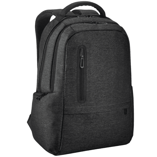 Promotional Boston 17" Waterproof Laptop Backpack in Black from Total Merchandise