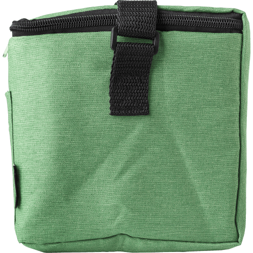 Promotional Polyester and Rpet cooler bag in Green printed with your logo from Total Merchandise