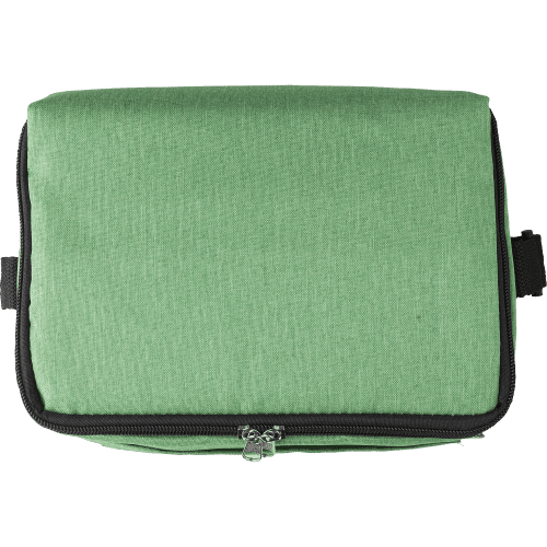 Customisable Polyester and Rpet cooler bag in Green printed with your logo from Total Merchandise