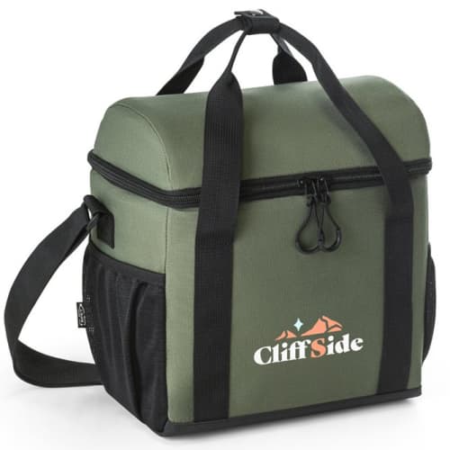 Logo Branded Recycled Padded Cooler Bag with a design from Total Merchandise