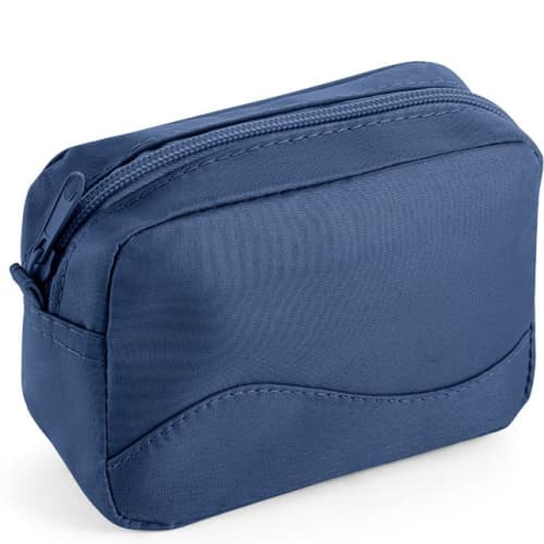 Custom Printed Marie Microfibre Toiletry Bag in Blue from Total Merchandise