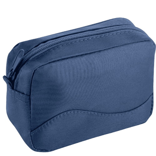 Custom Printed Marie Microfibre Toiletry Bag in Blue from Total Merchandise