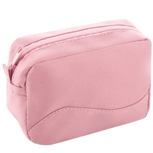 Custom Printed Marie Microfibre Toiletry Bag in Light Pink from Total Merchandise