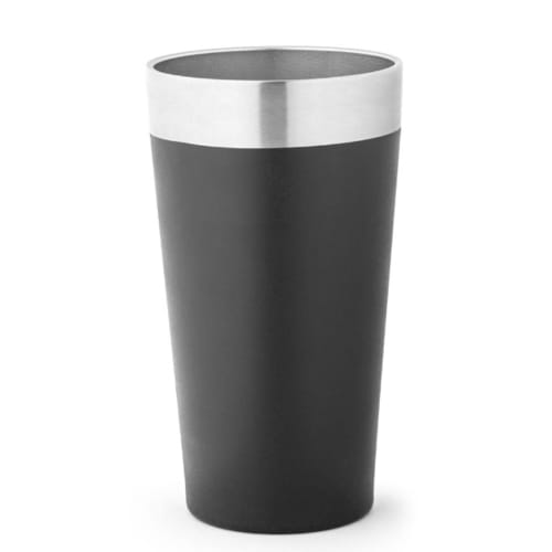 Customisable Grace Stainless Steel Travel Cup in Black from Total Merchandise