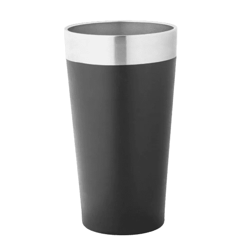 Customisable Grace Stainless Steel Travel Cup in Black from Total Merchandise
