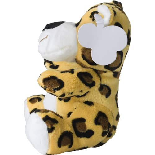 Promotional printed Plush Toy Leopard with a design from Total Merchandise