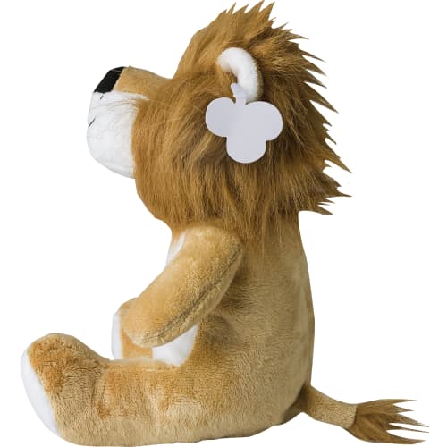 Promotional Printed Plush Toy Lion with a design from Total Merchandise