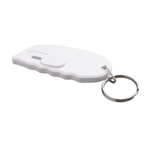 Logo printed Mini Cutter Keyring with a design from Total Merchandise