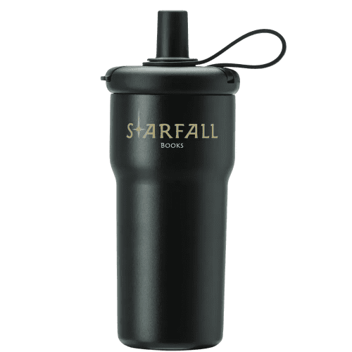 Roca 600ml Recycled Insulated Cup with Straw