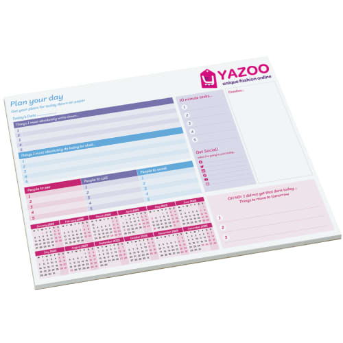 Logo Printed A4 Calendar Desk Pads