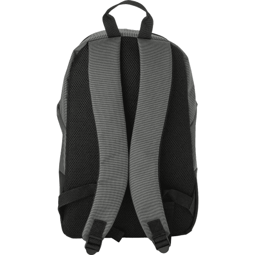 Logo Branded Two-Tone Backpack in Grey printed with your company logo from Total Merchandise