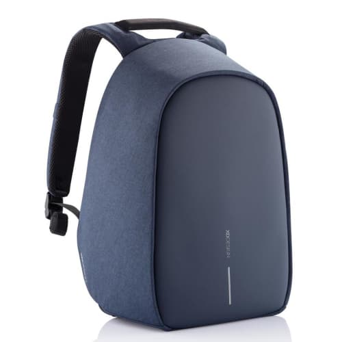 Logo Printed Bobby Hero Regular Anti-Theft Backpack in Navy from Total Merchandise