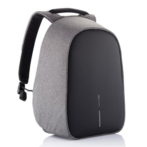 Customisable Bobby Hero Regular Anti-Theft Backpack in Grey/Black from Total Merchandise