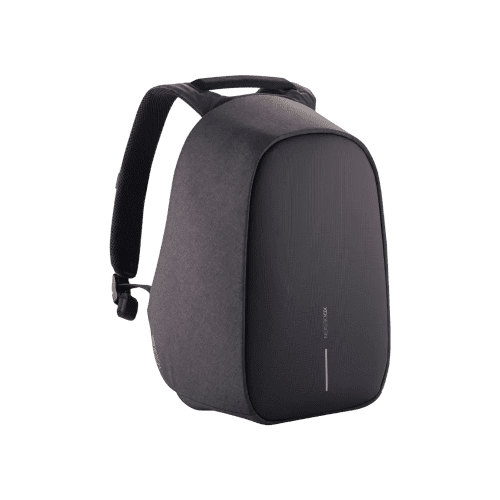 Logo Branded Bobby Hero Regular Anti-Theft Backpack in Black from Total Merchandise