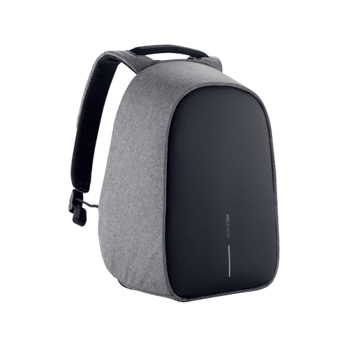 Customisable Bobby Hero Regular Anti-Theft Backpack in Grey/Black from Total Merchandise