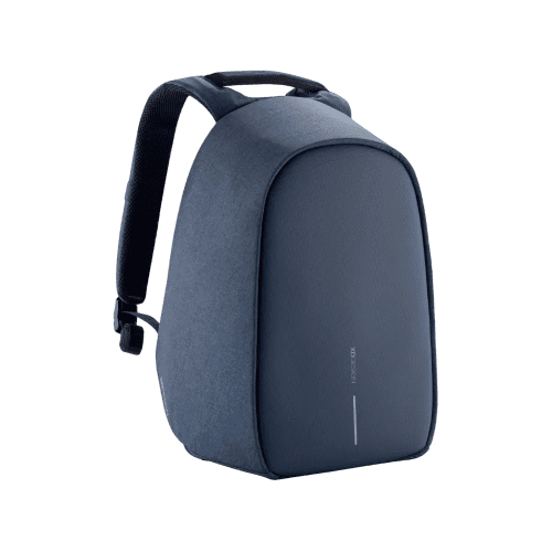 Logo Printed Bobby Hero Regular Anti-Theft Backpack in Navy from Total Merchandise