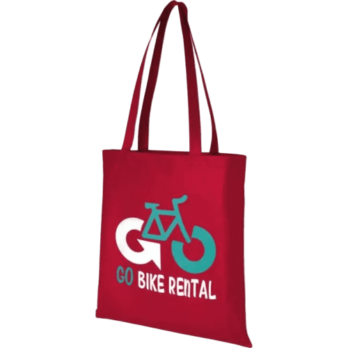Branded Zeus Large Non-Woven Tote Bag in Red from Total Merchandise