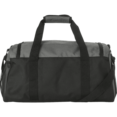 Personalisable Two Tone Duffle Bag in Grey printed with your company logo from Total Merchandise