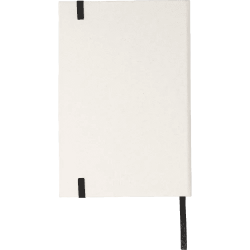 Back of the Recycled A5 Milk Carton Notebook with a design from Total Merchandise