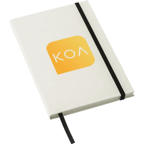 Logo Branded Recycled A5 Milk Carton Notebook with a design from Total Merchandise