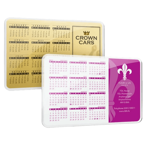 Custom Branded Medium Recycled Acrylic Coasters in Clear printed with your company logo