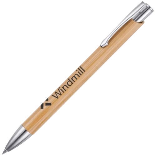 Mechanical pencil from the Beck Bamboo Set with a design from Total Merchandise