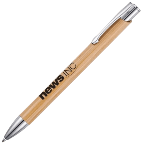 Back Ballpen from the Beck Bamboo Set with a design from Total Merchandise