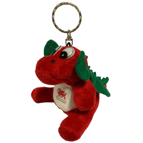 Logo Branded Dragon Soft Toy Keyring with a design from Total Merchandise