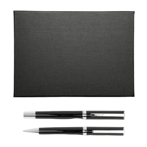 Promotional Barbarosa Pen Set in Black branded with your logo from Total Merchandise