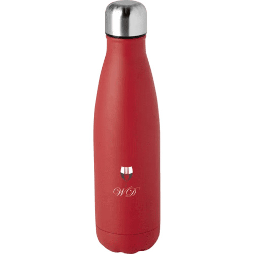 Cove 500ml Insulated RCS Recycled Metal Bottles in Red