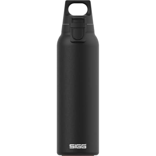 Logo Branded SIGG 550ml Hot & Cold One Light Bottle in Touch Black from Total Merchandise