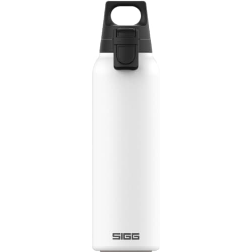 Custom Branded SIGG 550ml Hot & Cold One Light Bottle in Touch White from Total Merchandise