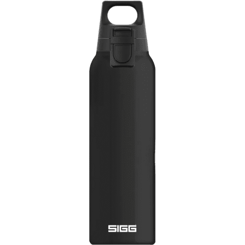 Logo printed SIGG 550ml Hot & Cold One Light Bottle in Matt Black from Total Merchandise